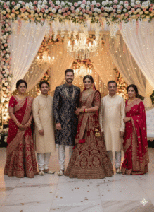 Reception Night wearing panjabi