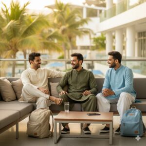 3 friends wear patiyala pyjama