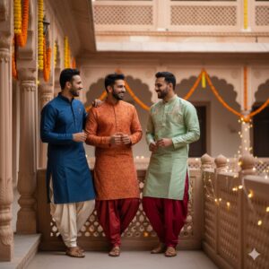 Patiyala pyjama at balcony